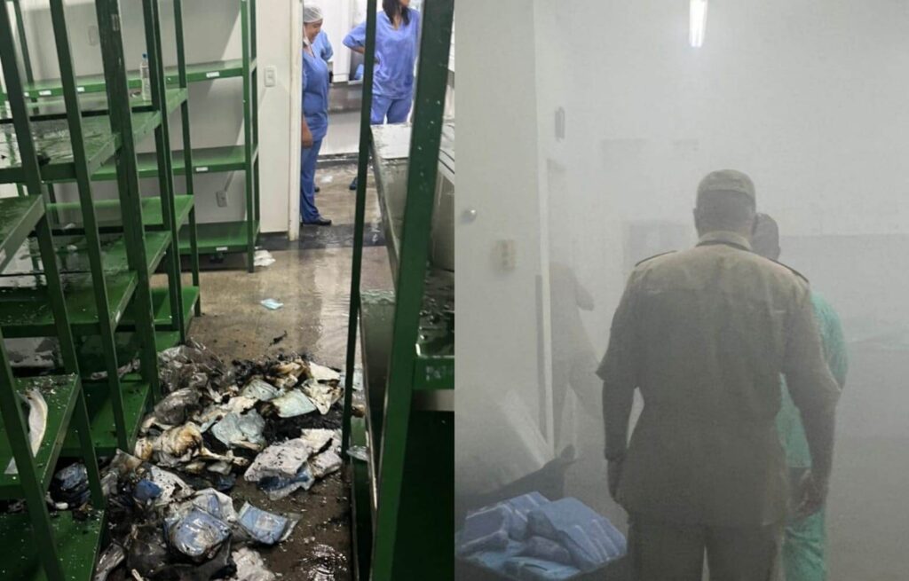 Princípio de incêndio atinge hospital estadual em Aparecida de Goiânia principio-de-incendio-atinge-hospital-estadual-em-aparecida-de-goiania