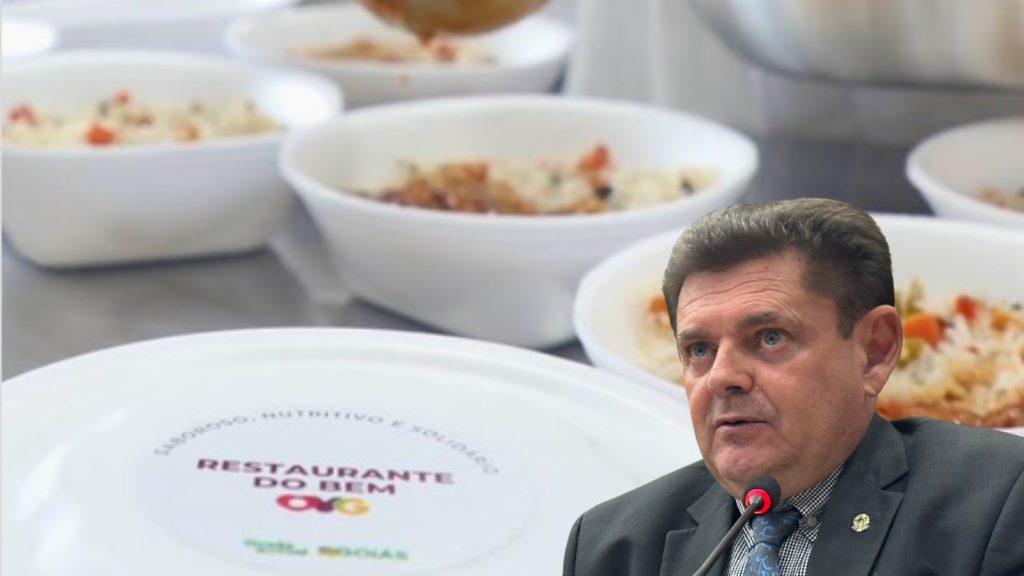 Vereador Edmilson Andrade propõe implantação do Restaurante do Bem para combater a insegurança alimentar em Porangatu