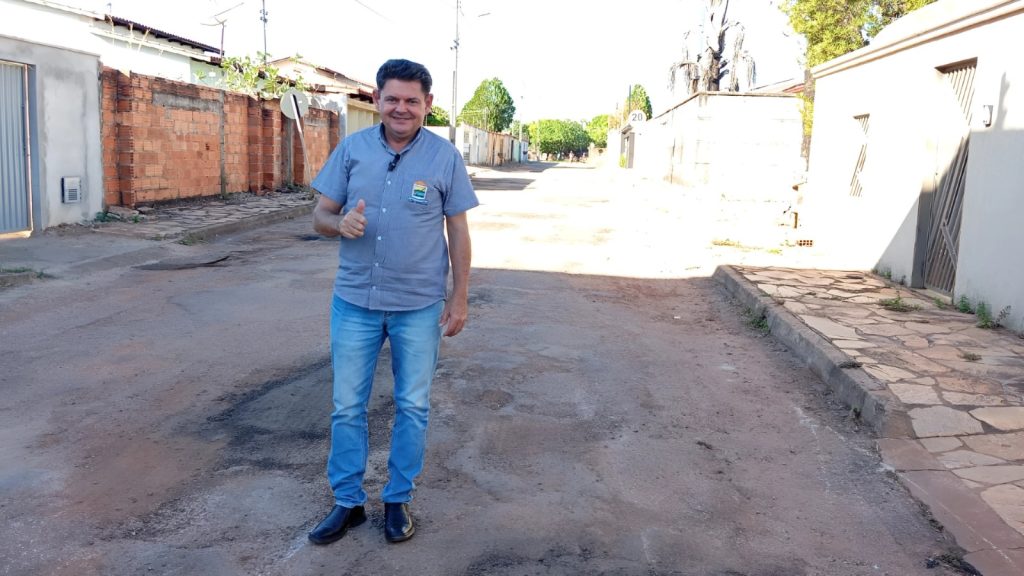 Câmara Municipal aprova recapeamento da Rua Sergipe em Porangatu por solicitação do vereador Edmilson Andrade