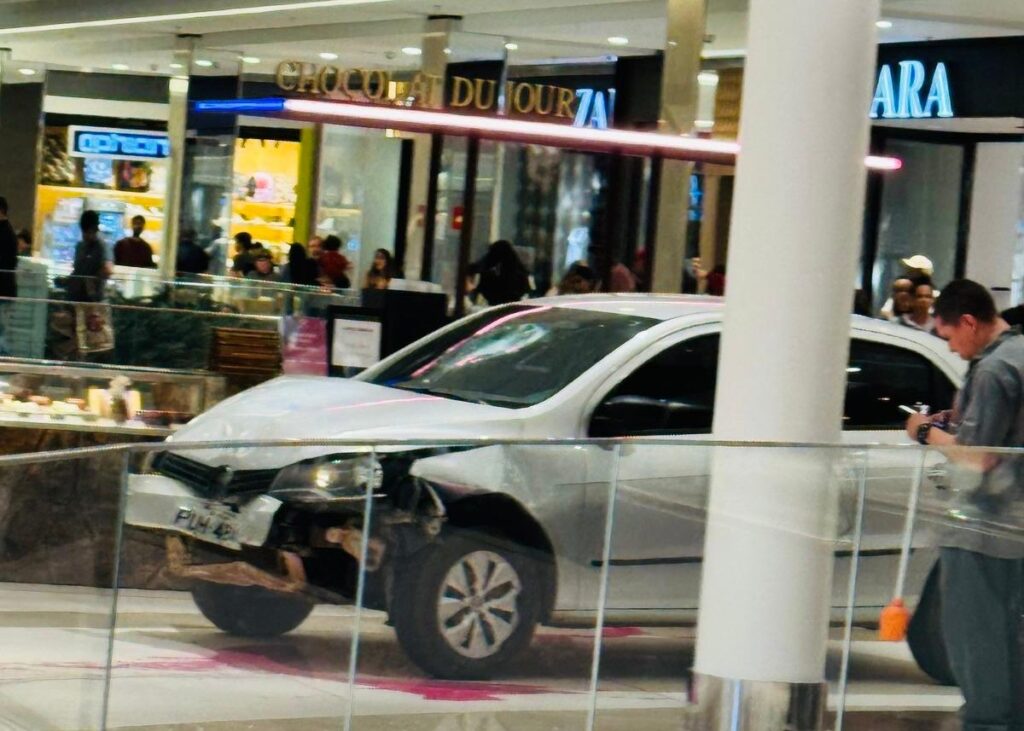 Motorista que invadiu Flamboyant com carro pode responder por dano qualificado motorista-que-invadiu-flamboyant-com-carro-pode-responder-por-dano-qualificado