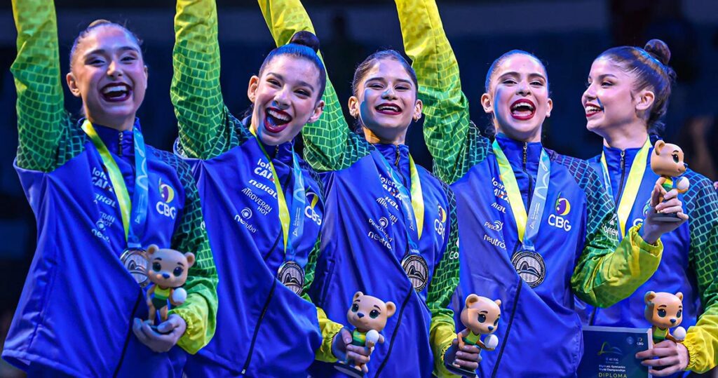 Brasil faz história com prata inédita no Mundial de Ginástica Rítmica por equipes brasil-faz-historia-com-prata-inedita-no-mundial-de-ginastica-ritmica-por-equipes